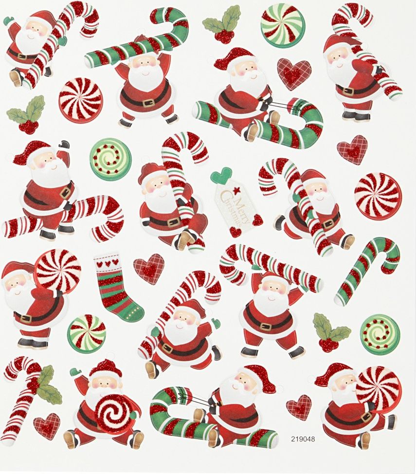 Creative Company Naklejki Mikołaje z Laskami