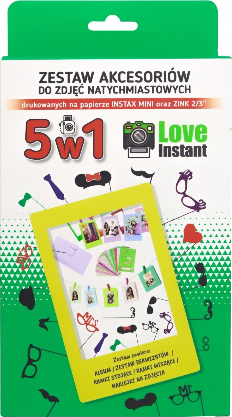 LoveInstant Zestaw 5w1 Akcesoria Do Fujifilm Fuji Instax 40 11 9 8 7 Evo Liplay 90 70