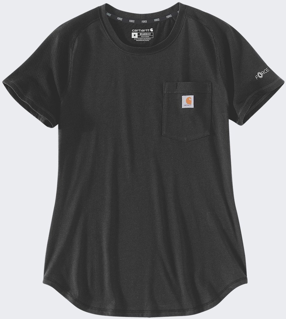 Koszulka Carhartt Force Mid Logo Black