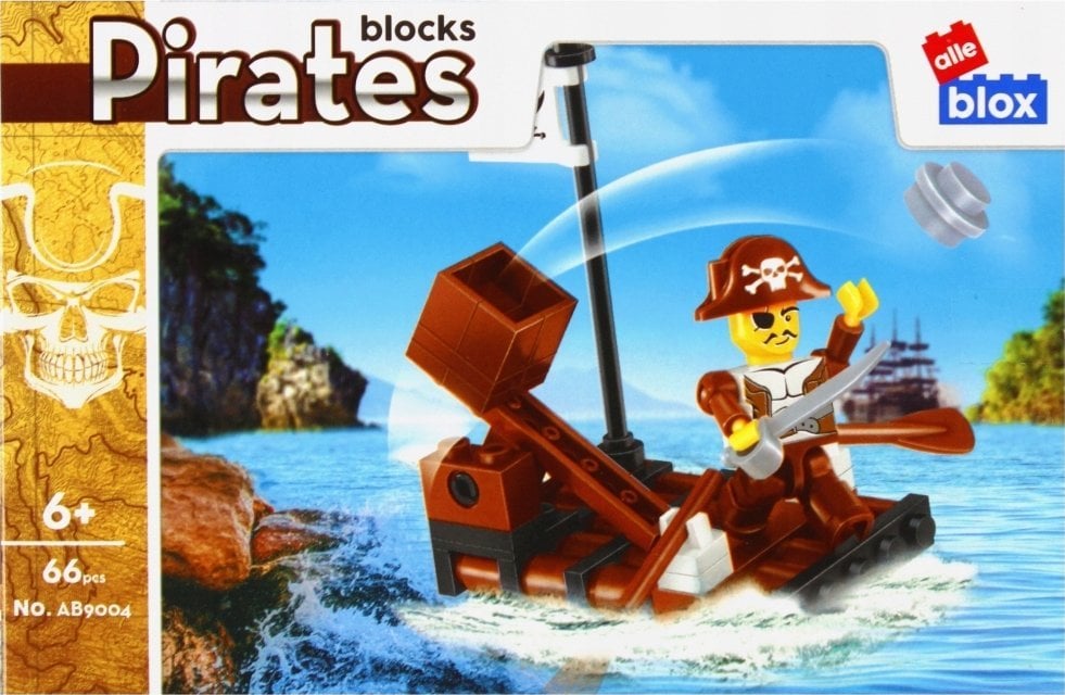 ALLEBLOX KLOCKI KONSTR ALLEBLOX PIRAT 66EL 15X10X5 PUD