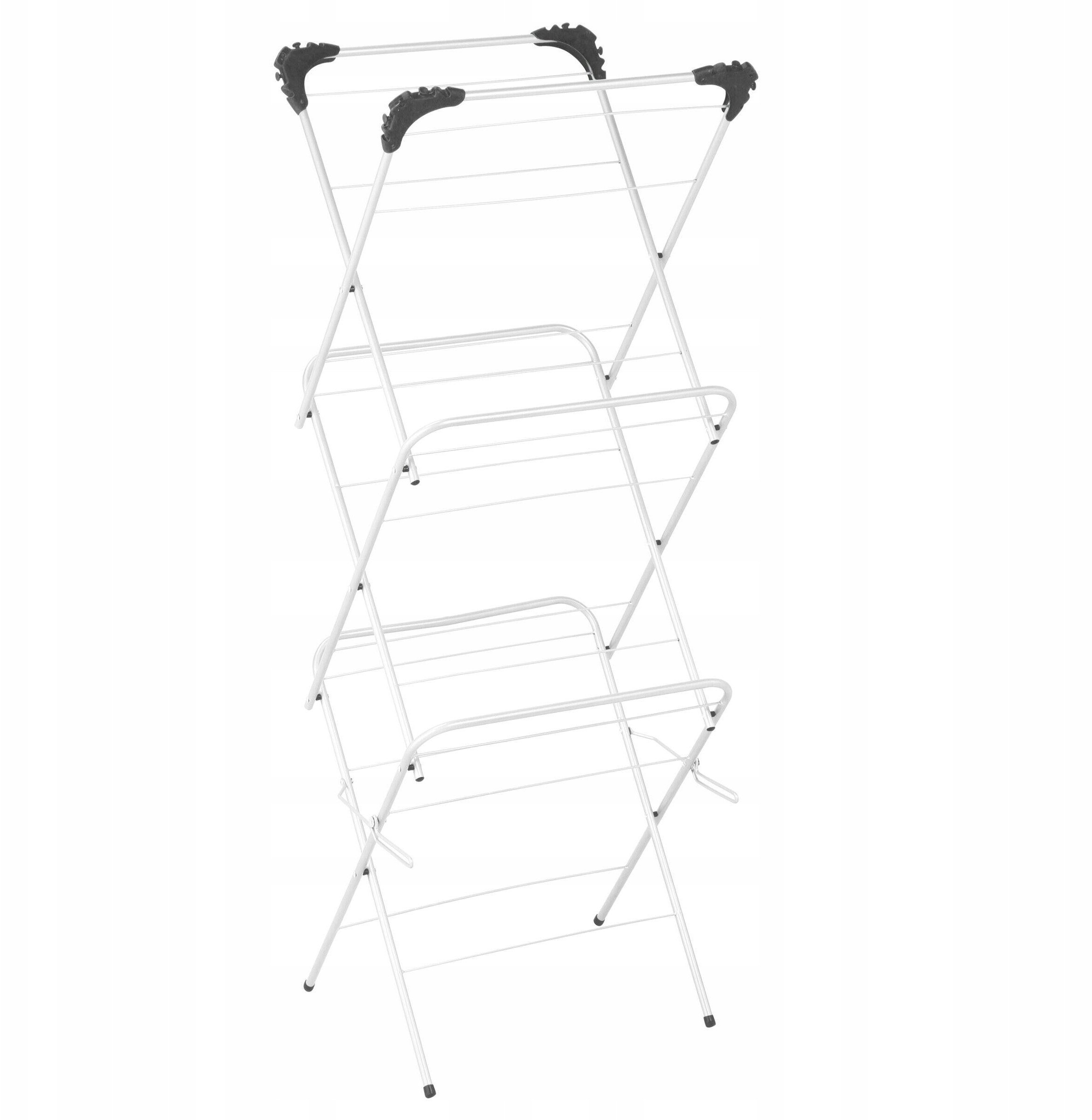 Suszarka pionowa MALTA, metalowa, 47 x 41 x 136 cm