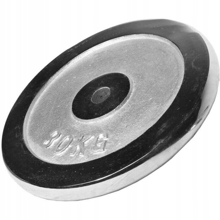 Obciążenie chromowane 30 kg, 30 mm