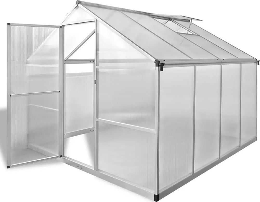 vidaXL Szklarnia 242 cm x 250 cm x 195 cm (41318)