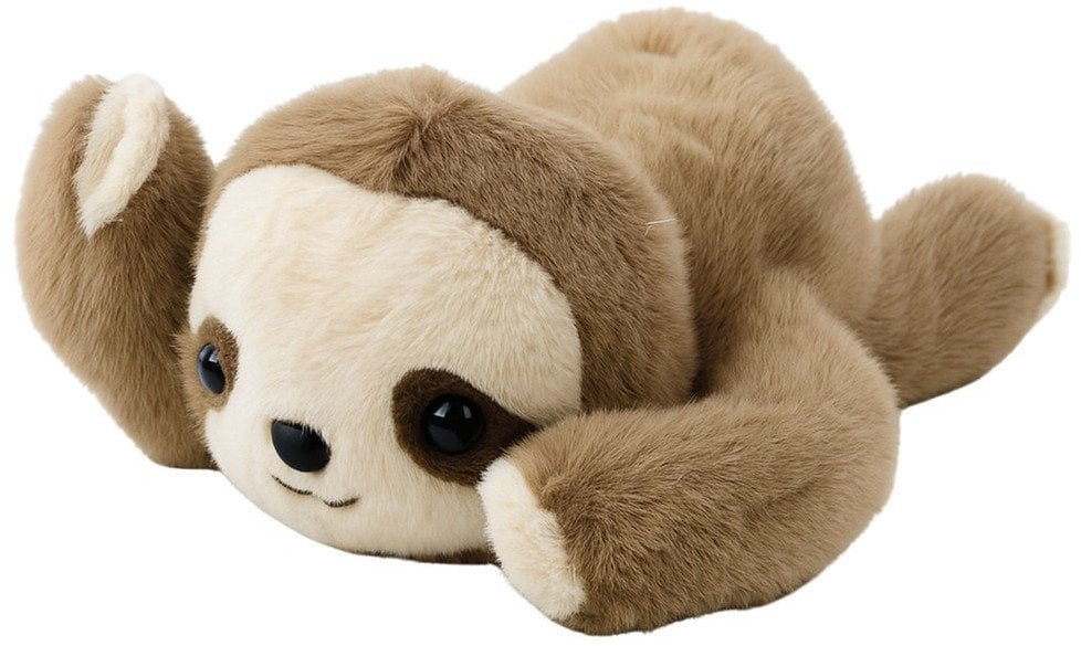 Pluszowa Maskotka Przytulanka Leżący Leniwiec Beżowy 30cm LEAN Toys