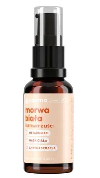 COSMA_Pure Herbs Morwa Biała ekstrakt z morwy białej suplement diety 30ml