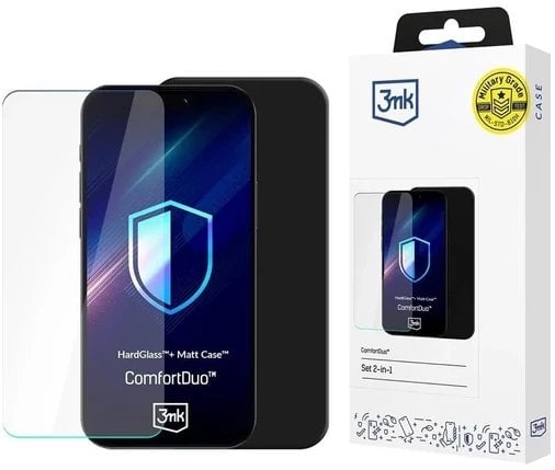 3mk ComfortDuo Matt Black do Apple iPhone 17 Air