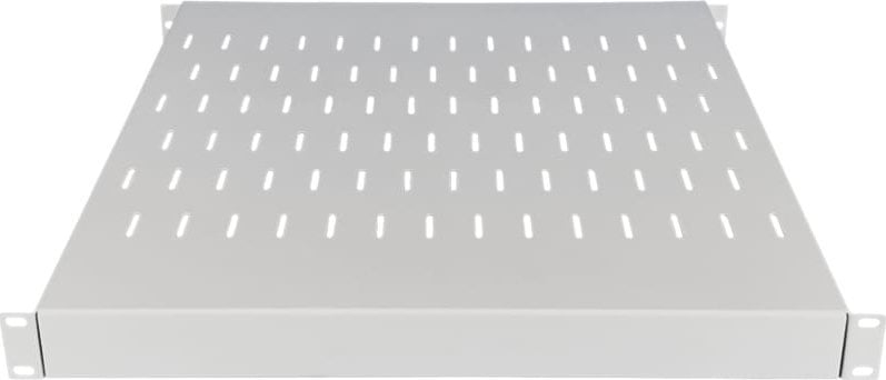Alantec Półka regulowana 19" 1U głęb. 500-900mm, szara, 4 punkty mocowania (SA-PR-19-1U-500-900-4-S)