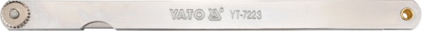 Yato Szczelinomierz 14 listkowy 200mm 0,05 - 0,5mm YT-7223