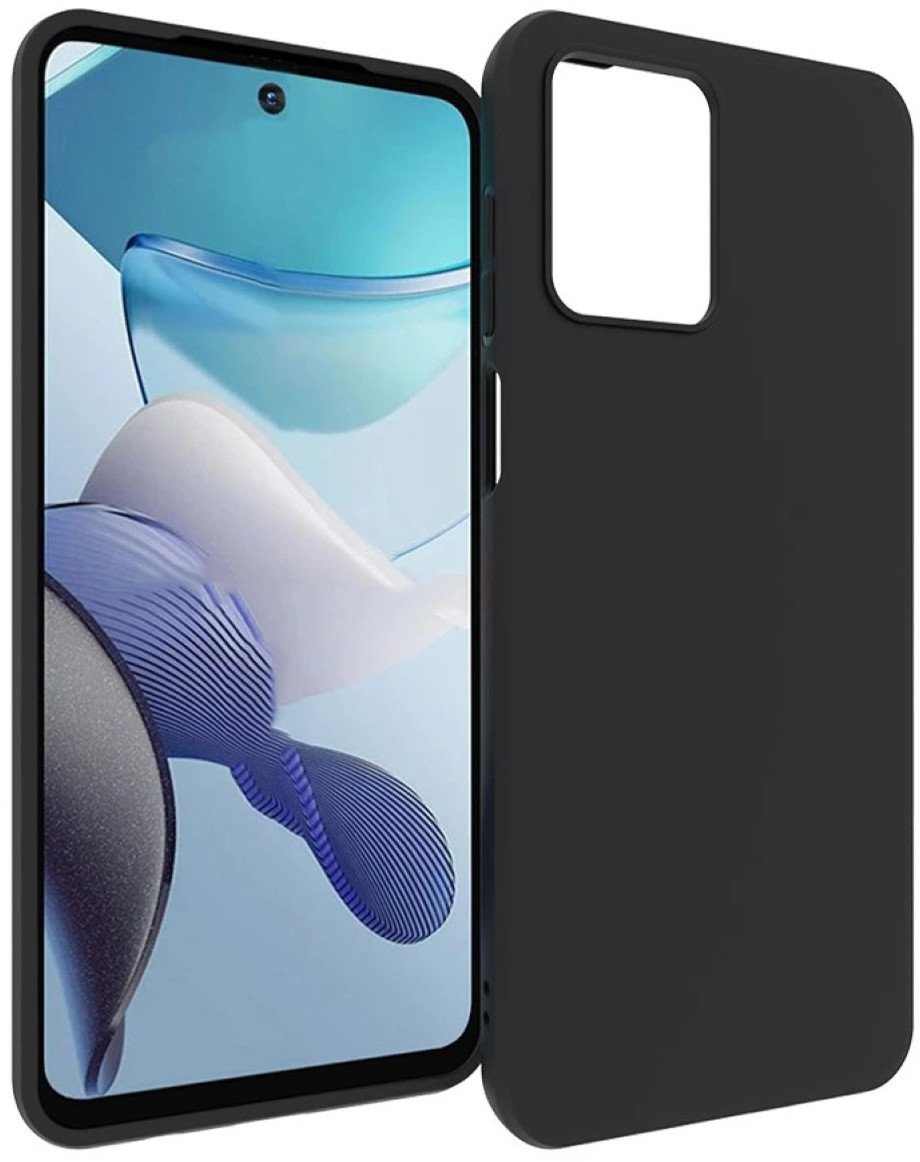 Etui matowe TPU do Motorola Moto G53, czarne