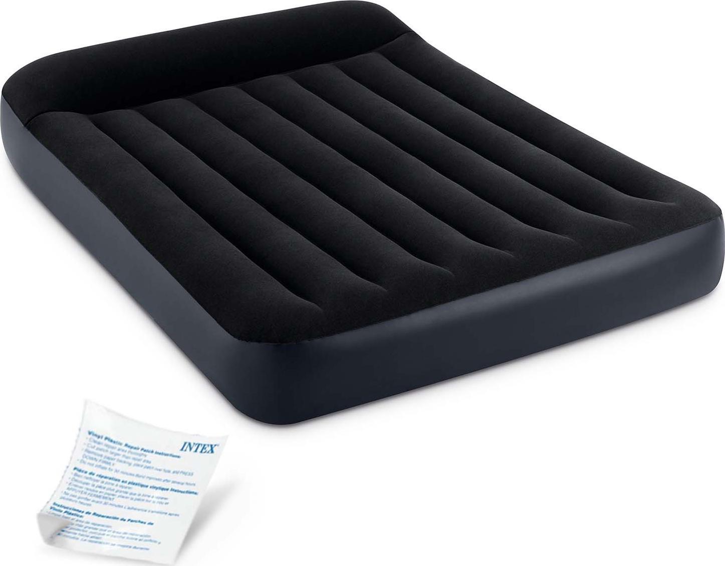 Intex Materac Dmuchany Dwuosobowy Czarny