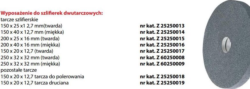 Proma Tarcza szlifierska 200x40x16 miękka (PM25250016)