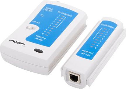 Lanberg Tester kabli RJ-45 / RJ-11 / RJ-12 / Coaxial (NT-0401)