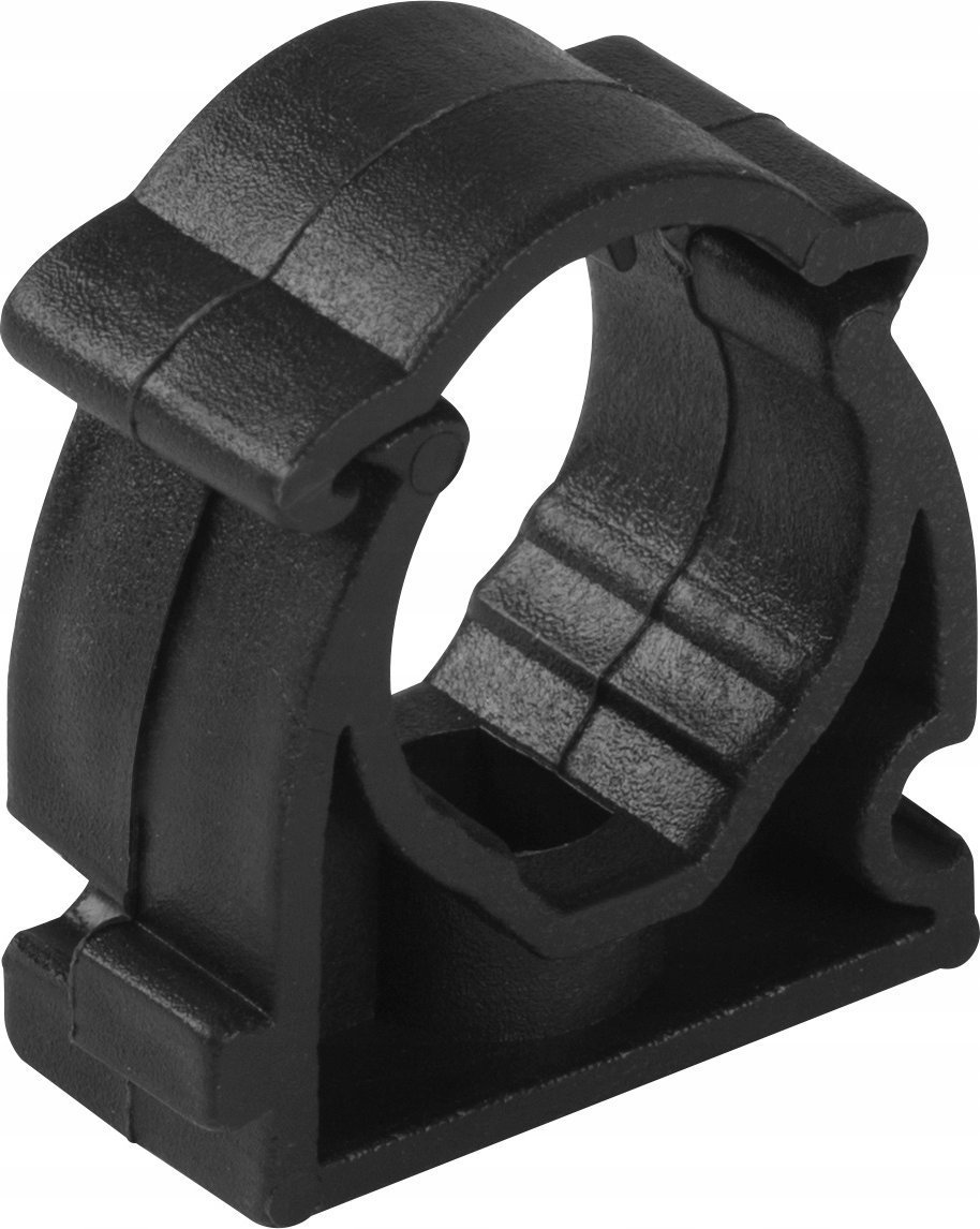 STASIŃSKI Uchwyt do rur elektroinstalacyjnych zamykany CZARNY CUZE-18 (PACZKA 100szt.)