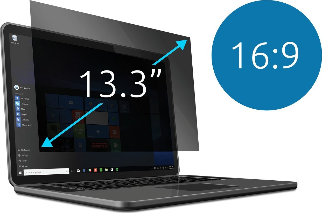 Filtr Kensington Kensington Privacy Screen Filter 2-Way Removable for 15.6" 16:10 Laptops