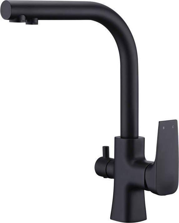 Bateria kuchenna Blue Water Tivoli stojąca czarna matowa (BW-5901730615968)