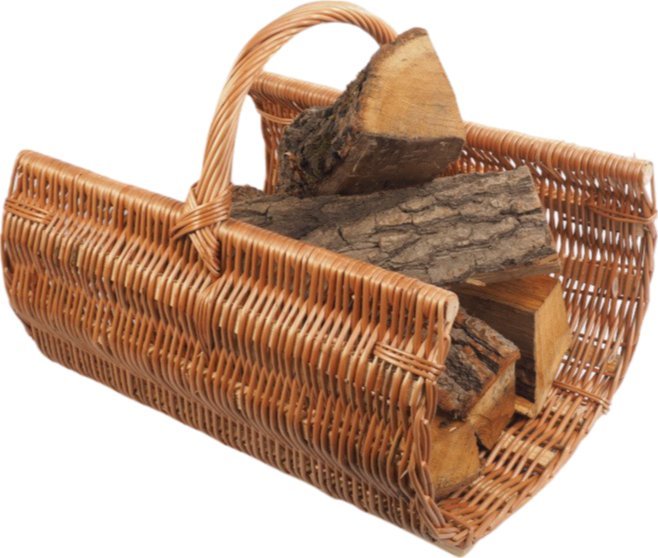 Wnuk Kosz na drewno do kominka (Listwa/50cm)