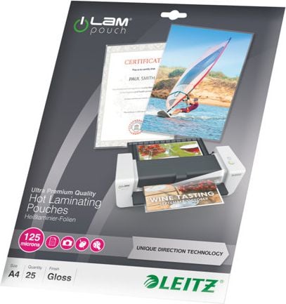 Leitz Folia do laminowania 125mic, A4, 25 sztuk (7482-00-00)