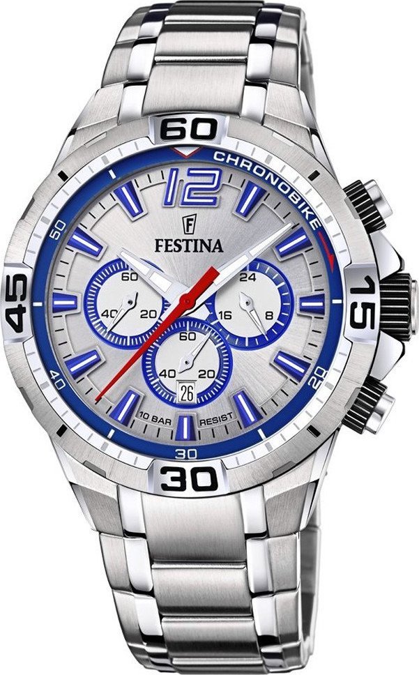 Zegarek Festina Zegarek męski Festina F20522-1 srebrny