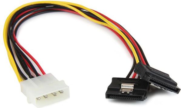 StarTech Molex - SATA x2, 0.3m, Wielokolorowy (PYO2LP4LSATA)