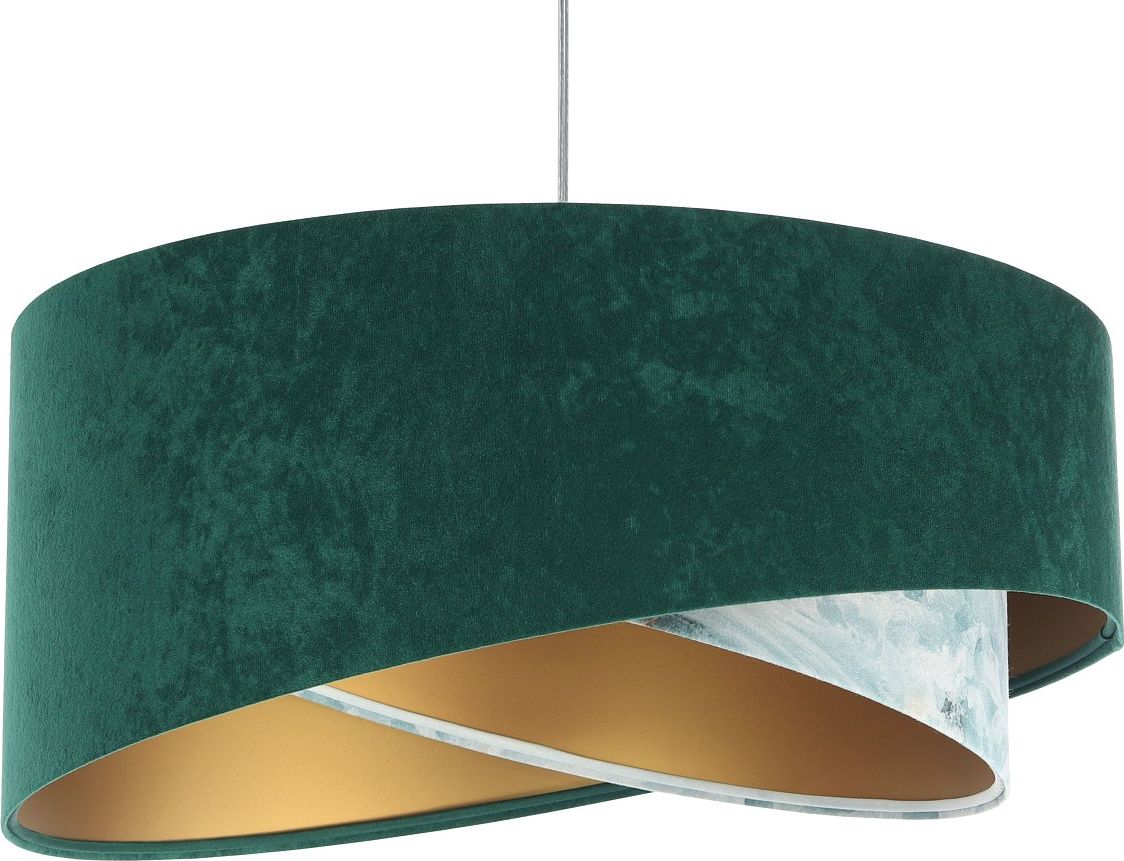 Lampa wisząca BPS KONCEPT Lampa wisząca MALACHITE zielona/złota