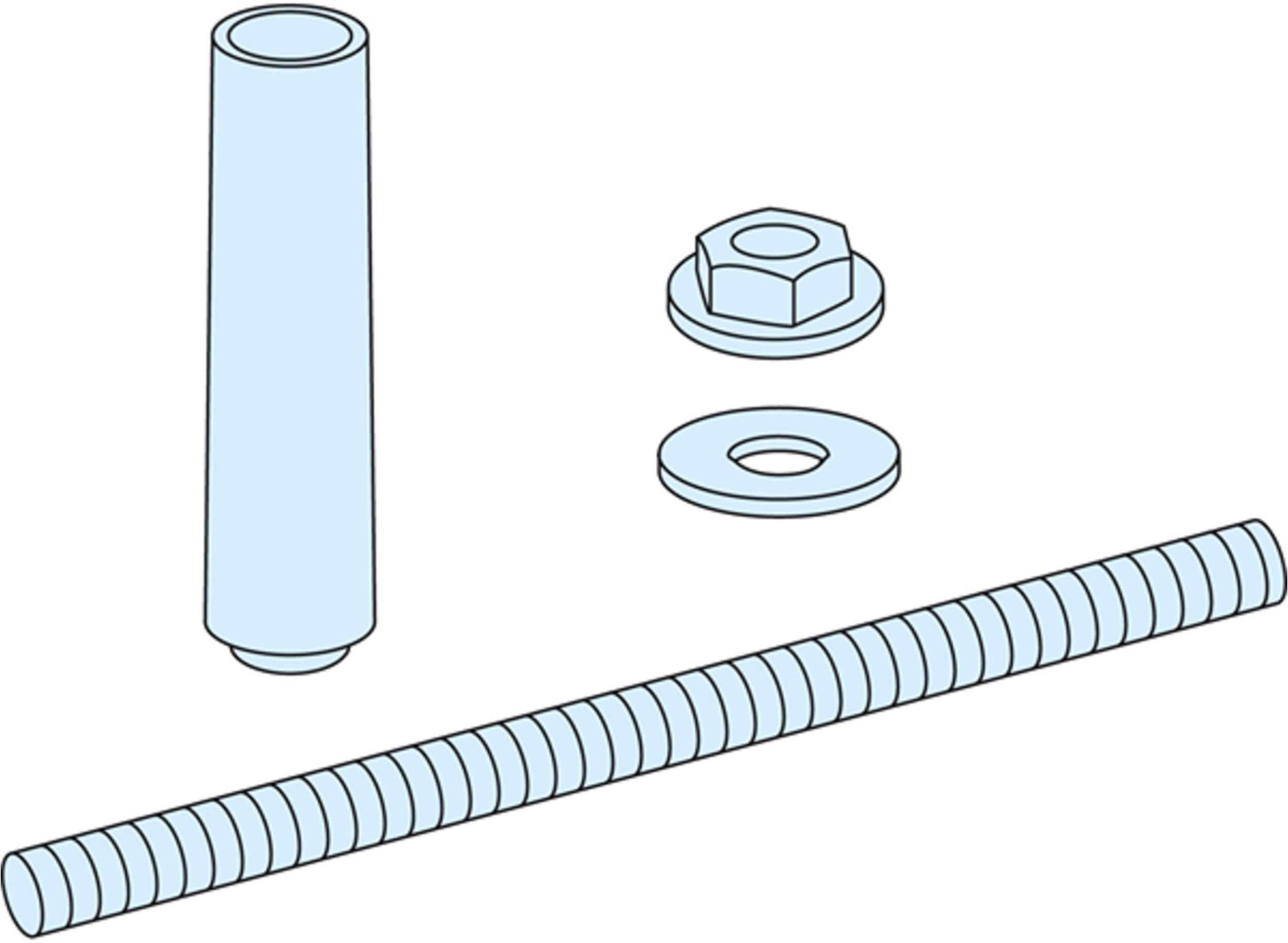 Schneider Electric Rozpórki 150mm do profilu LINERGY LGYE LVS04646 /2szt./