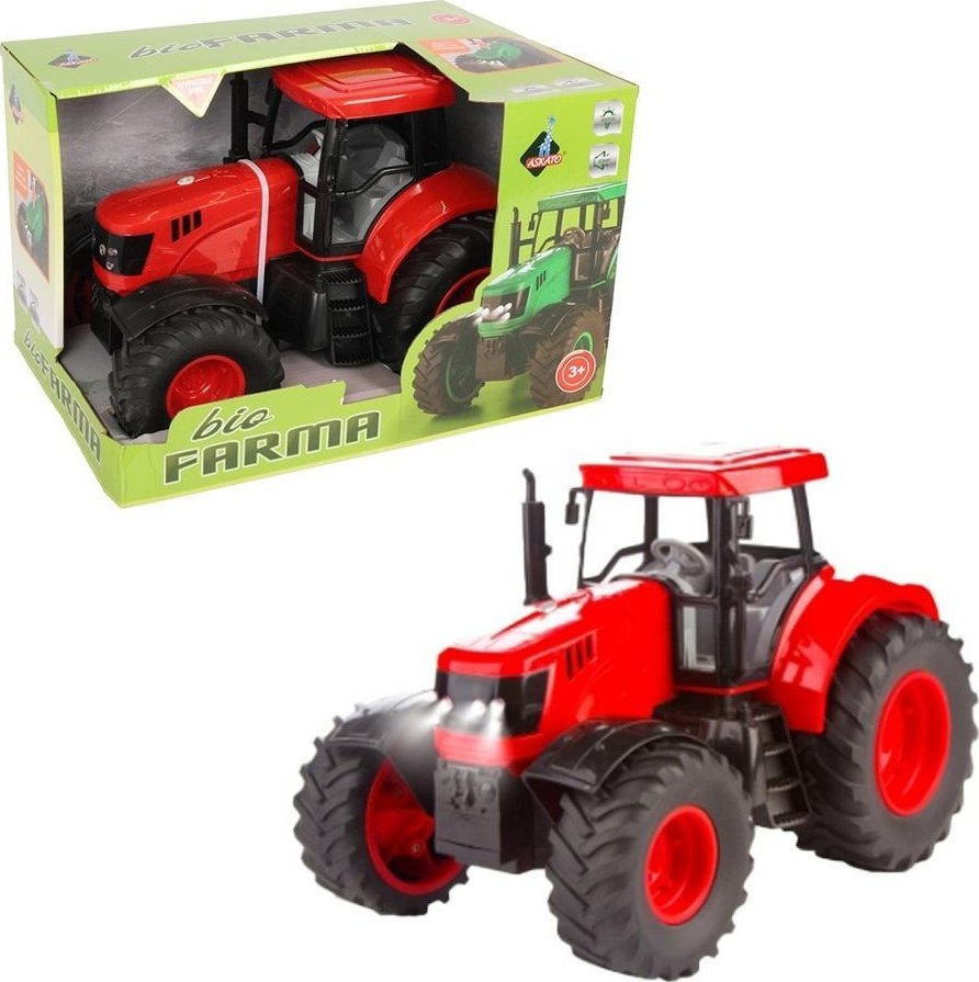 Traktor duży czerwony