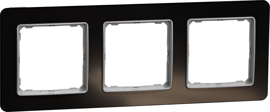 Schneider Electric Sedna Elements, Ramka 3-krotna, szkło czarne