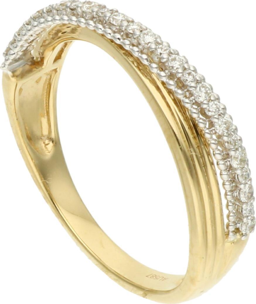 Rosanto Złoty pierścionek z brylantami roz. 19 585 14k