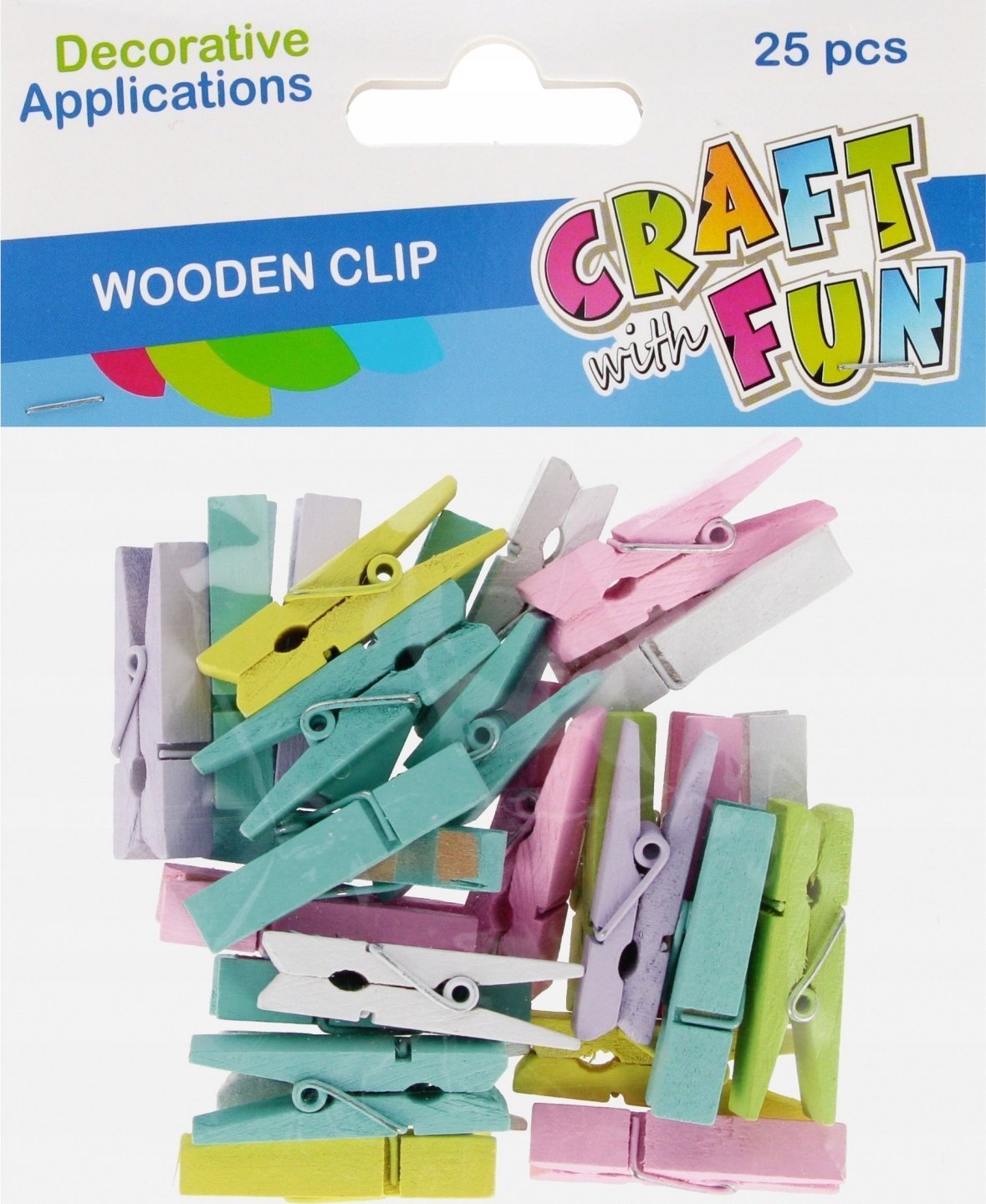 OZDOBA DEK DREW SPINACZ KOL PAST 25SZT 3,5 12/14