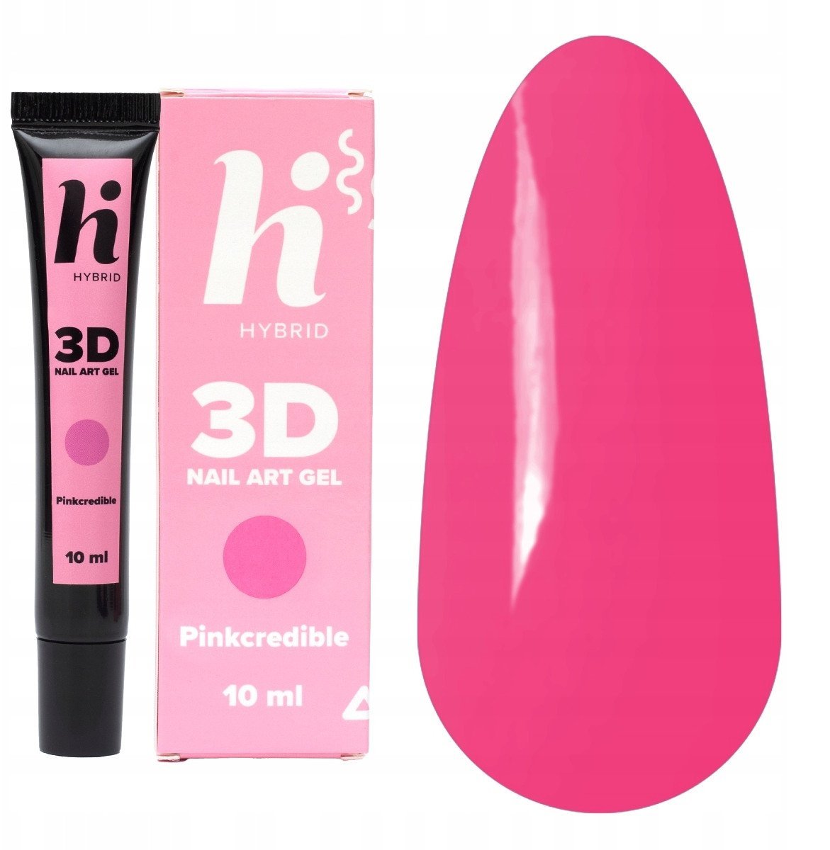 HI HYBRID Nail Art Żel do zdobień 3D Pinkcredible 10ml
