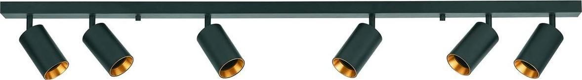 Lampa sufitowa Polux Ruchoma lampa sufitowa Maribel nad wyspę do kuchni czarna złota