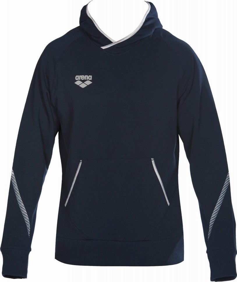Arena Bluza Sportowa z Kapturem Dziecięca Arena Hoodie Youth Navy R.140cm