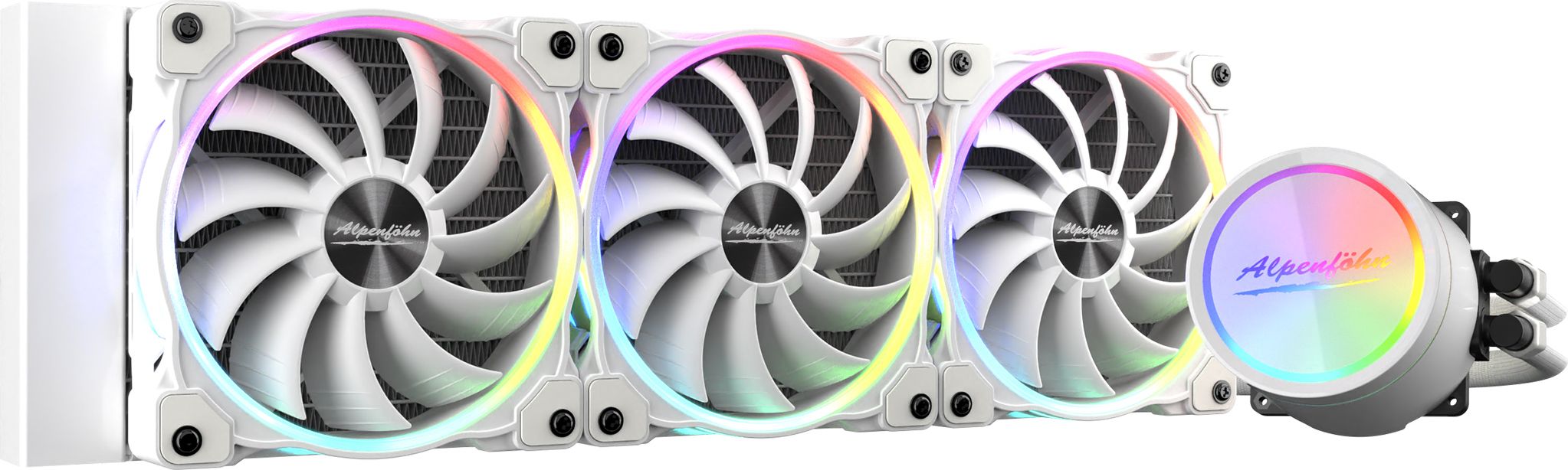 Chłodzenie wodne Alpenfohn Gletscherwasser 360 Białe (84000000195)