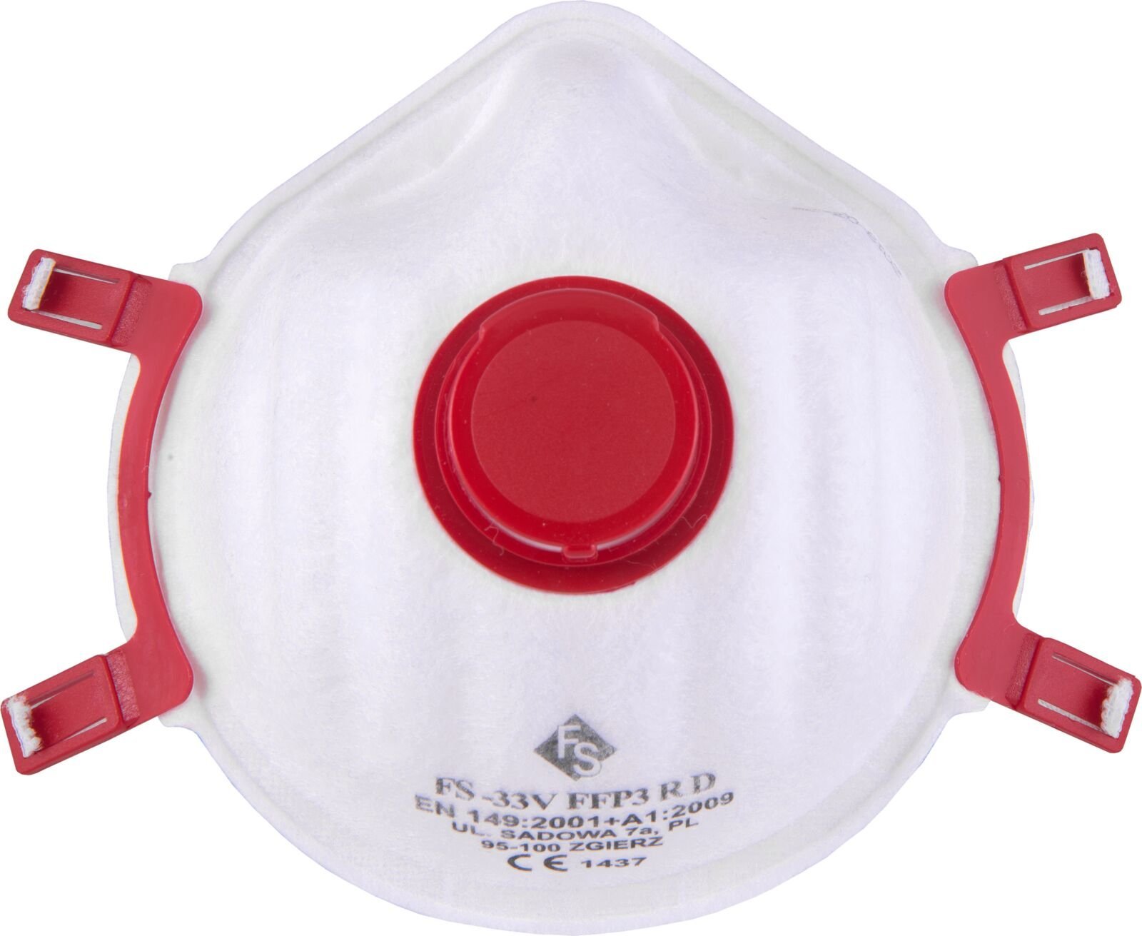 PRO Półmaska filtrująca fs-33v ffp3 r d (zaworek ), ce