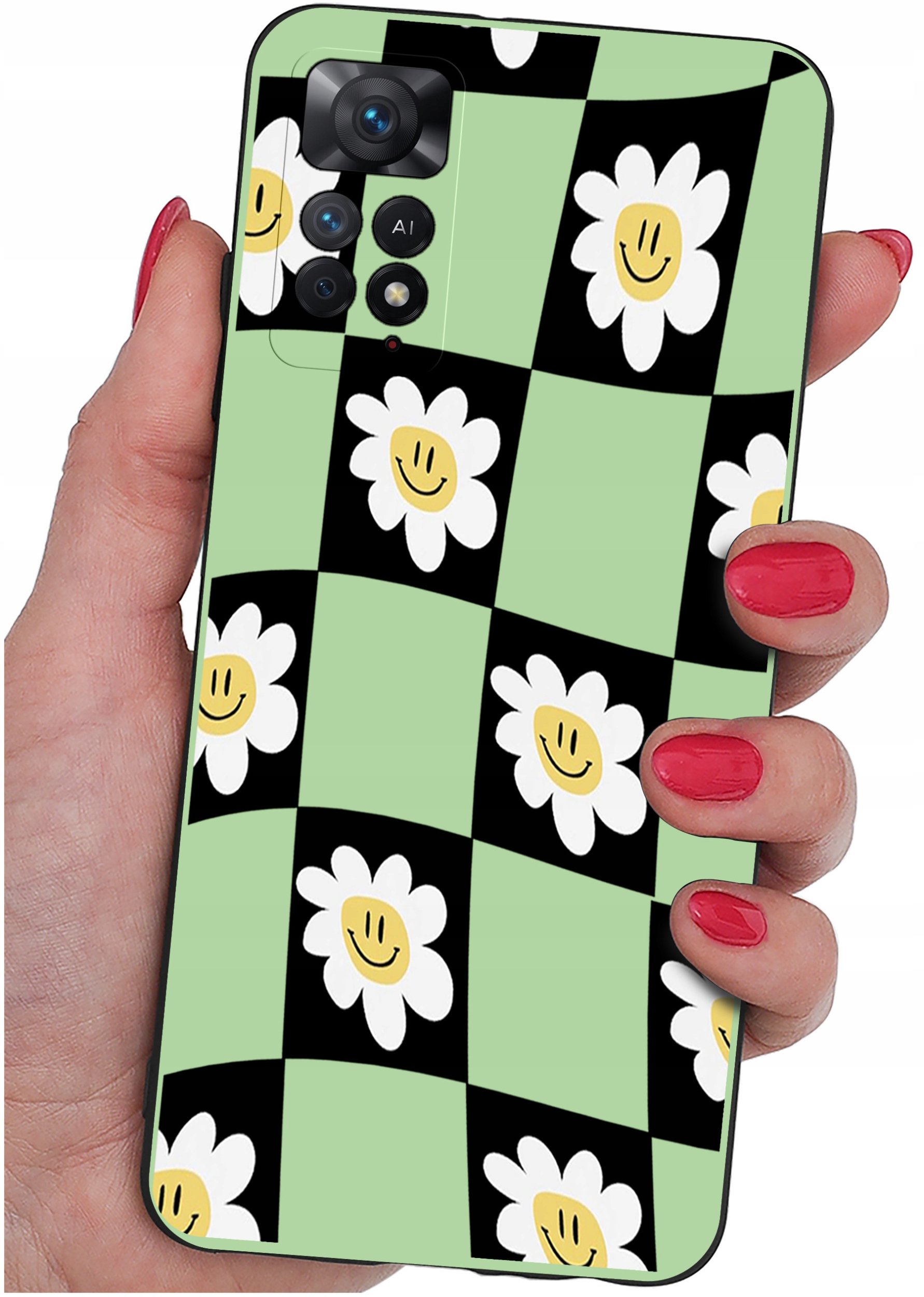 ETUI do Xiaomi Redmi Note 11 Pro | WZORY | SILIKONOWE MATT CASE + SZKŁO 9H