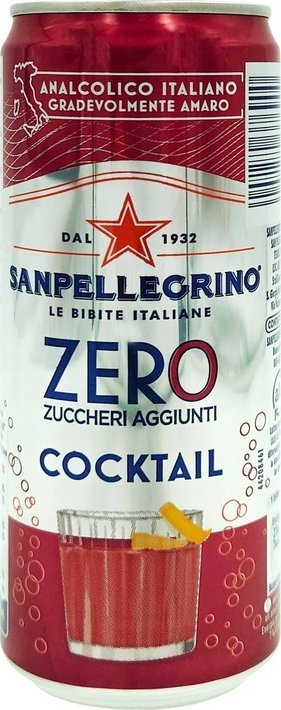 S. Pellegrino Napój gazowany SAN PELLEGRINO Zero Imbir 330 ml