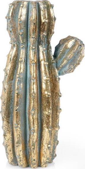 Vilde Wazon na kwiaty złoty kaktus 41,5 cm