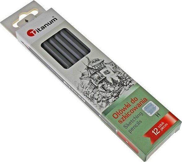 Ołówki do szkicowania H 12szt