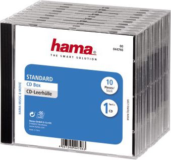 Hama 1x10 Hama CD Jewel Case 44746 - 44746