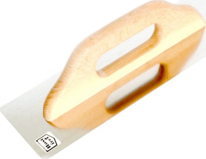 EPM paca nierdzewna gładka uchwyt drewniany 320x130mm (E-323-6320)