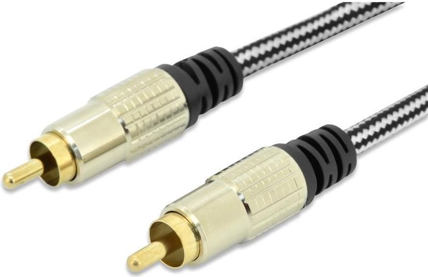 Kabel Ednet RCA (Cinch) - RCA (Cinch) 2.5m złoty (84596)