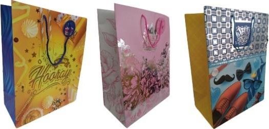 Dekoracja świąteczna MFP paper Torebka ozdobna matowa 30x40x17cm mix FRESH