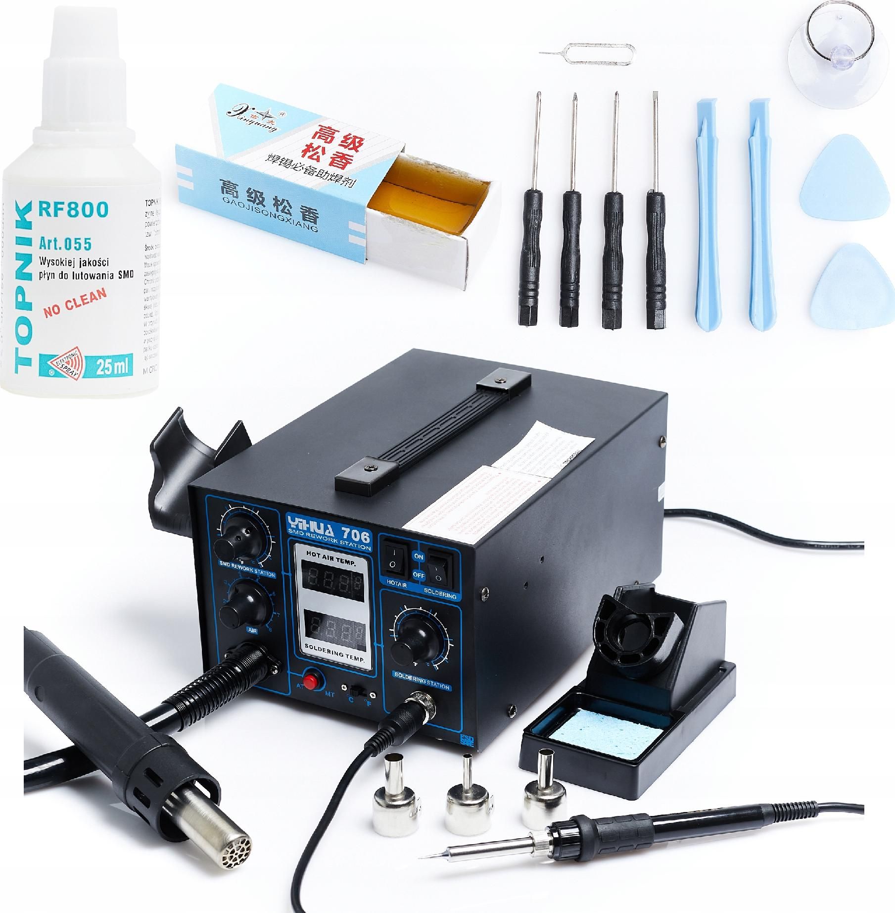 Techrebal Stacja lutownicza Yihua 706 +KIT27