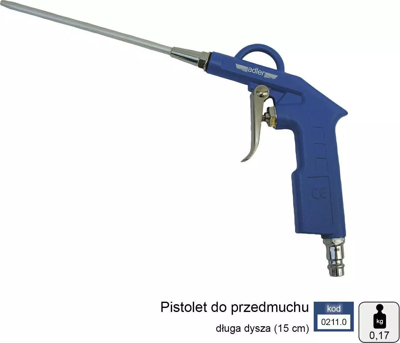 Adler ADLER PISTOLET DO PRZEDMUCHIWANIA 15cm MAR0211.0