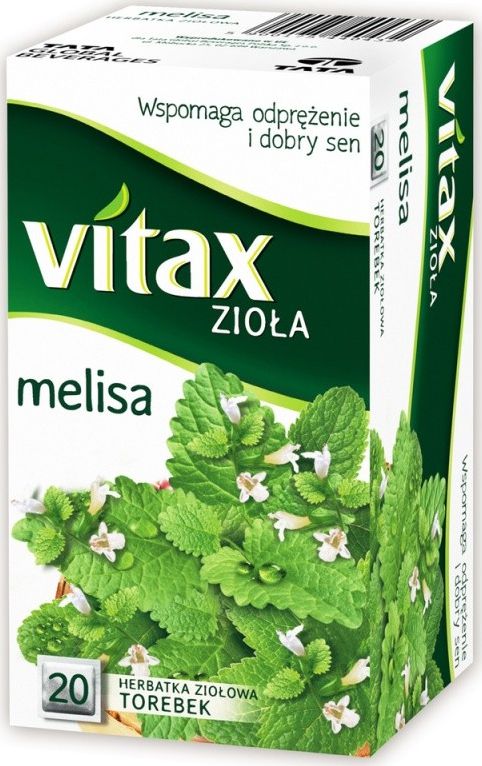 Vitax HERBATA VITAX ZIOŁA MELISA 20 TOREBEK 6631711