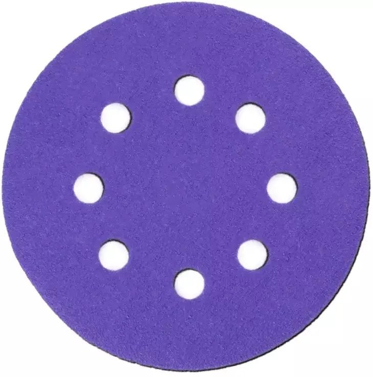 Dedra Tarczki ścierne ceramiczne 125mm, #800, rzep, kpl 5szt