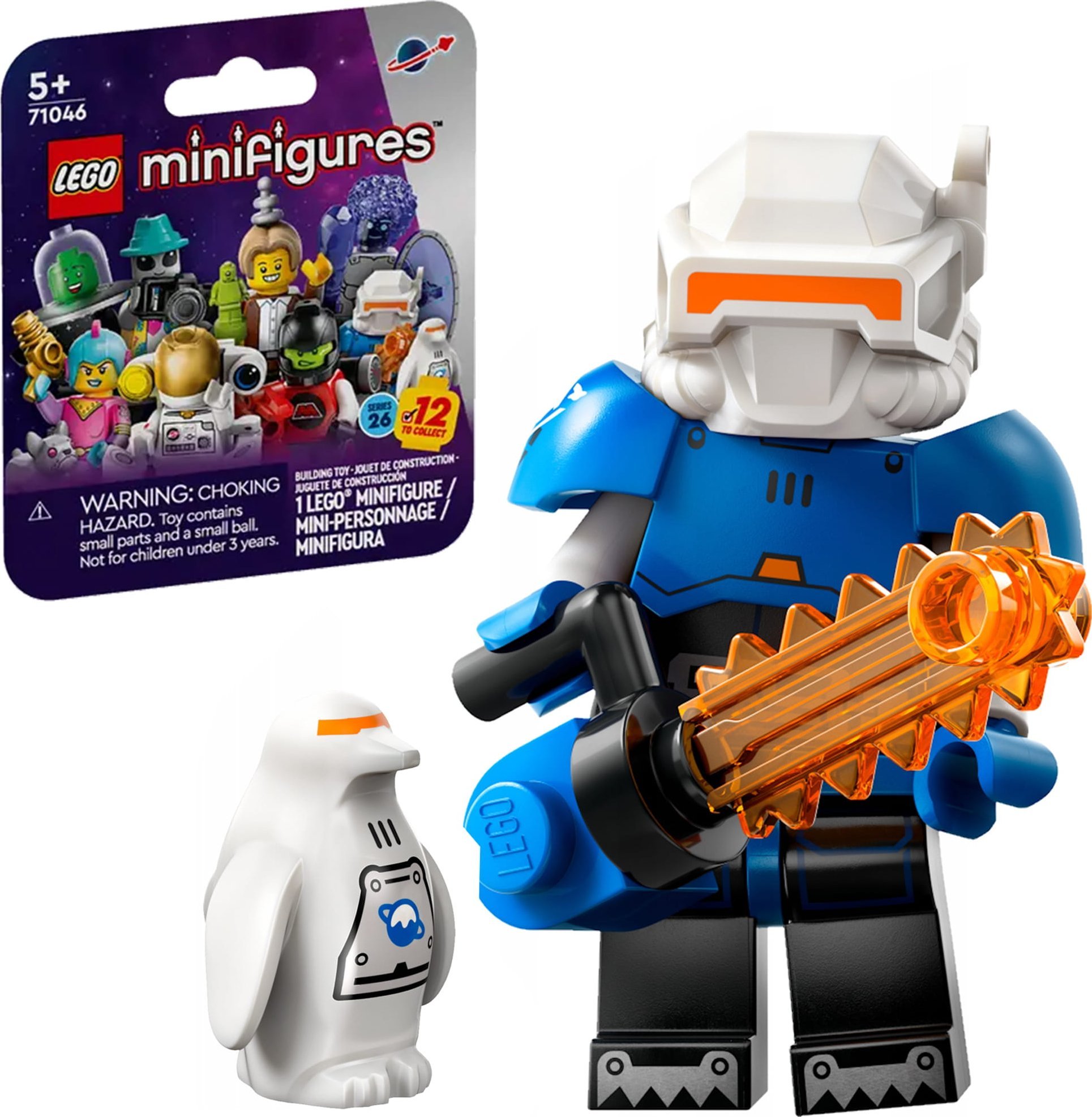 71046 - LEGO Minifigures - ODKRYWCZYNI LODOWEJ PLANETY col26-8 / Kosmos Seria 26