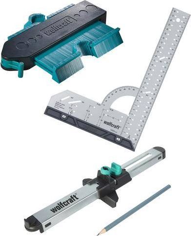 Wolfcraft Zestaw do dopasowywania paneli laminowanych i projektowania podłogi WF6976000
