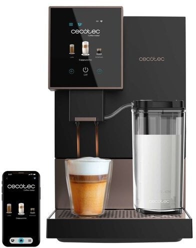 Ekspres ciśnieniowy Cecotec Cremmaet Compactccino Connected Black Rose Ekspres do kawy