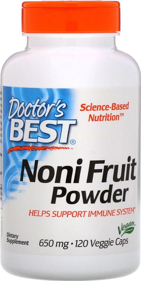 DOCTORS BEST Doctor's Best - Noni (Morwa Indyjska), 650mg, 120 vkaps